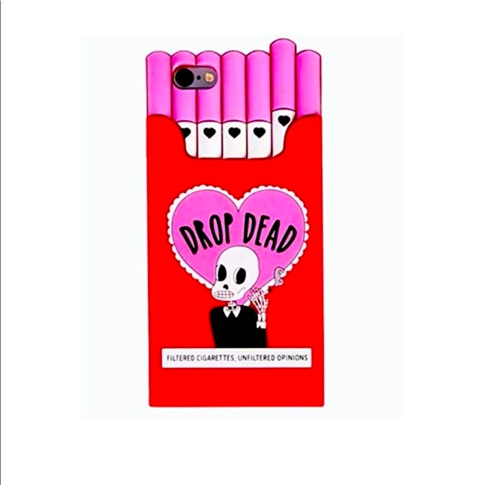Drop Dead silicone iPhone case 6s, 6s plus